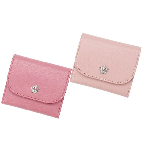 人気ブランドのピンクのお財布は、傳濱野はんどばっぐのパルム コーラルピンク／シェルピンク