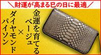 巳の日におすすめの蛇革財布は池田工芸のトゥルティエールグレー