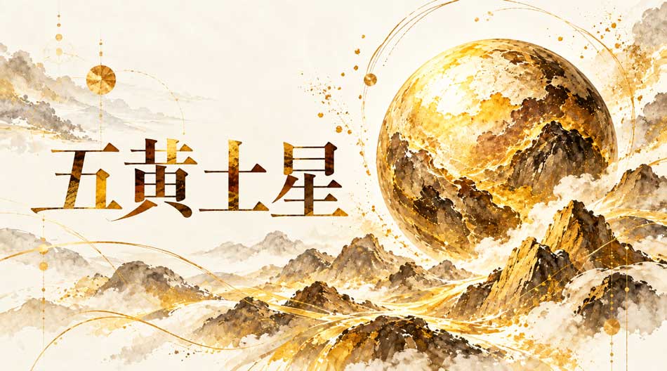 五黄土星のイメージイラスト