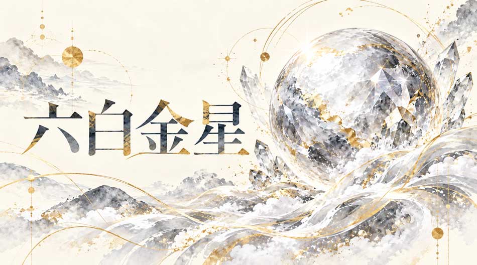 六白金星のイメージイラスト